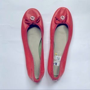 Pink leather ballet flats S. Oliver 8 m